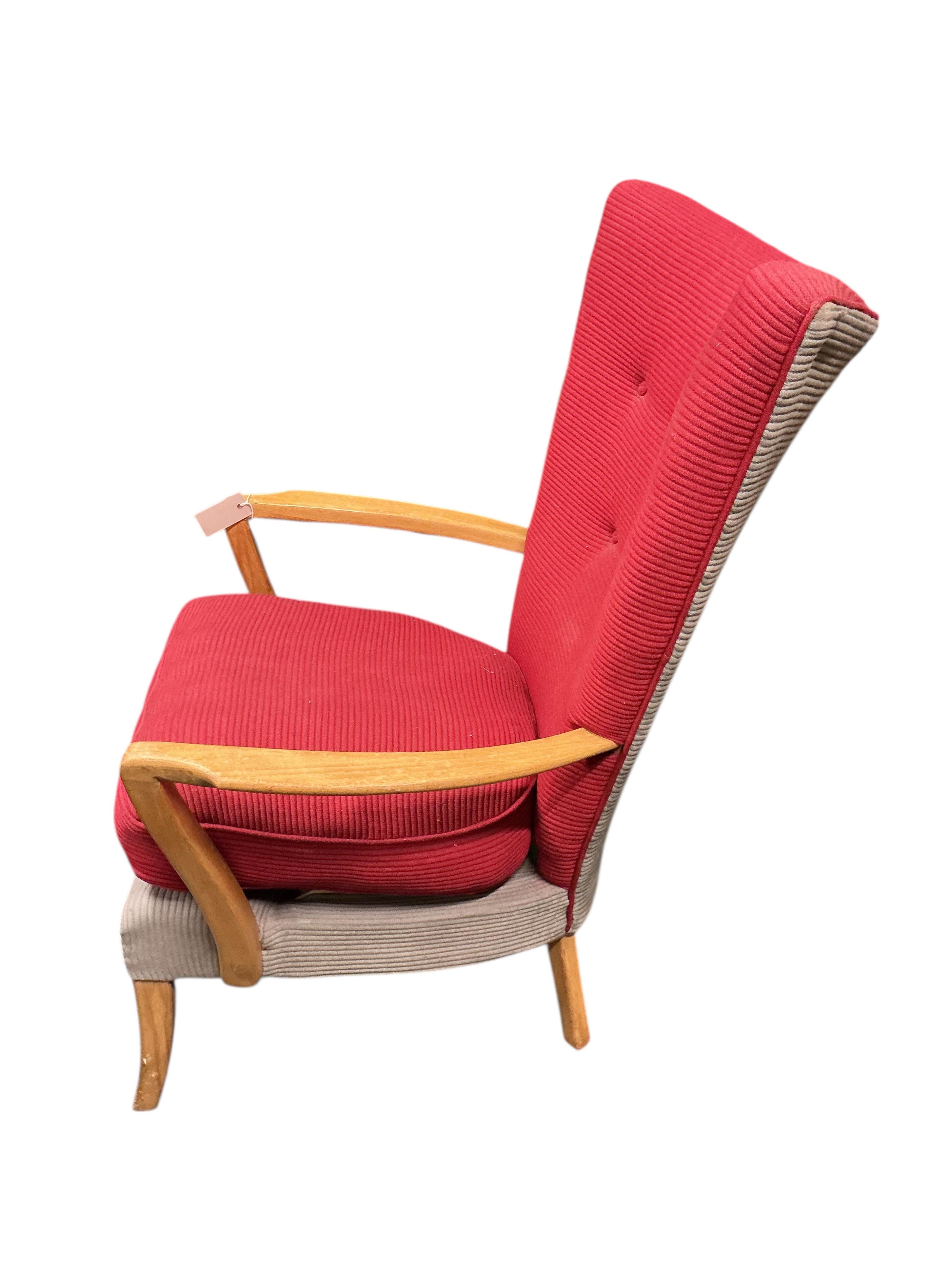 A mid century G plan armchair, width 68cm, depth 60cm, height 90cm